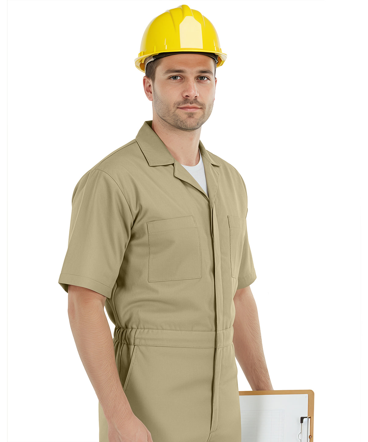 NY Threads Men’s Twill Coverall Relaxed Fit Long Sleeve Utility Work Wear