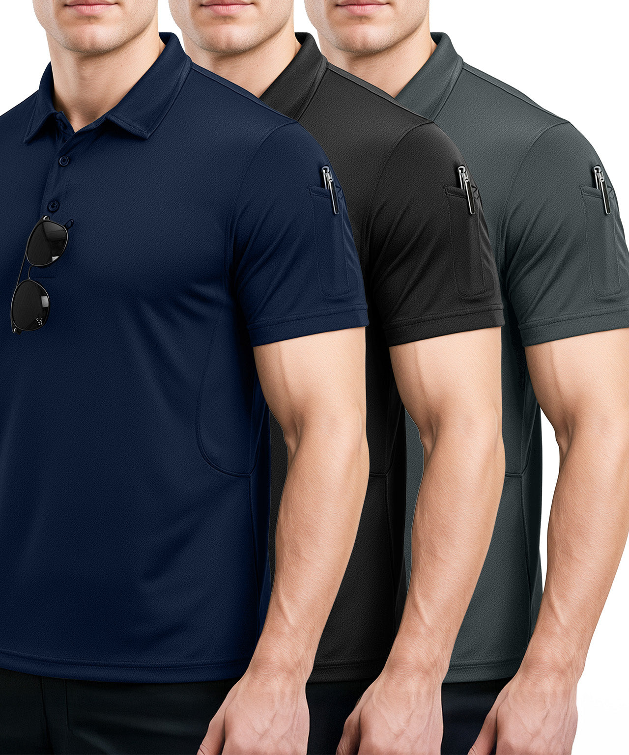 Black-Dark Grey-Navy