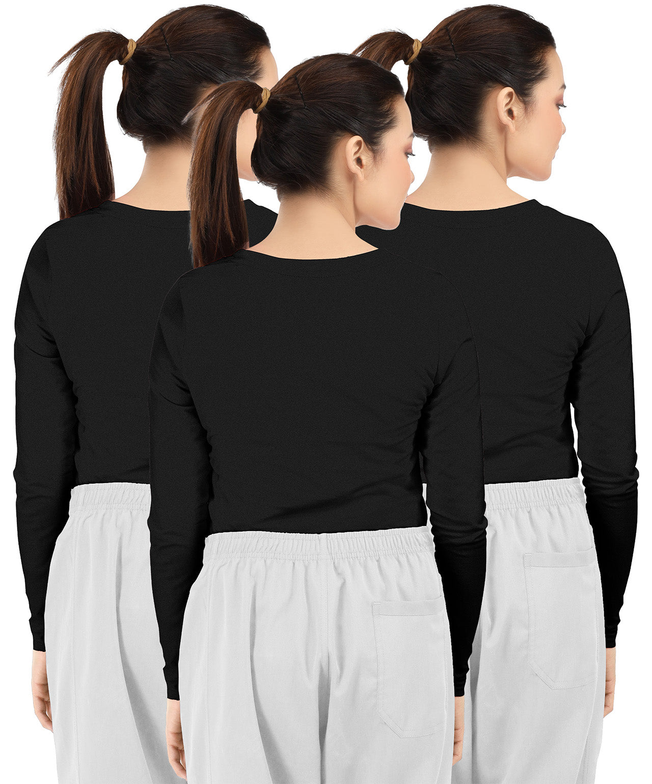 Black-Pack of 3