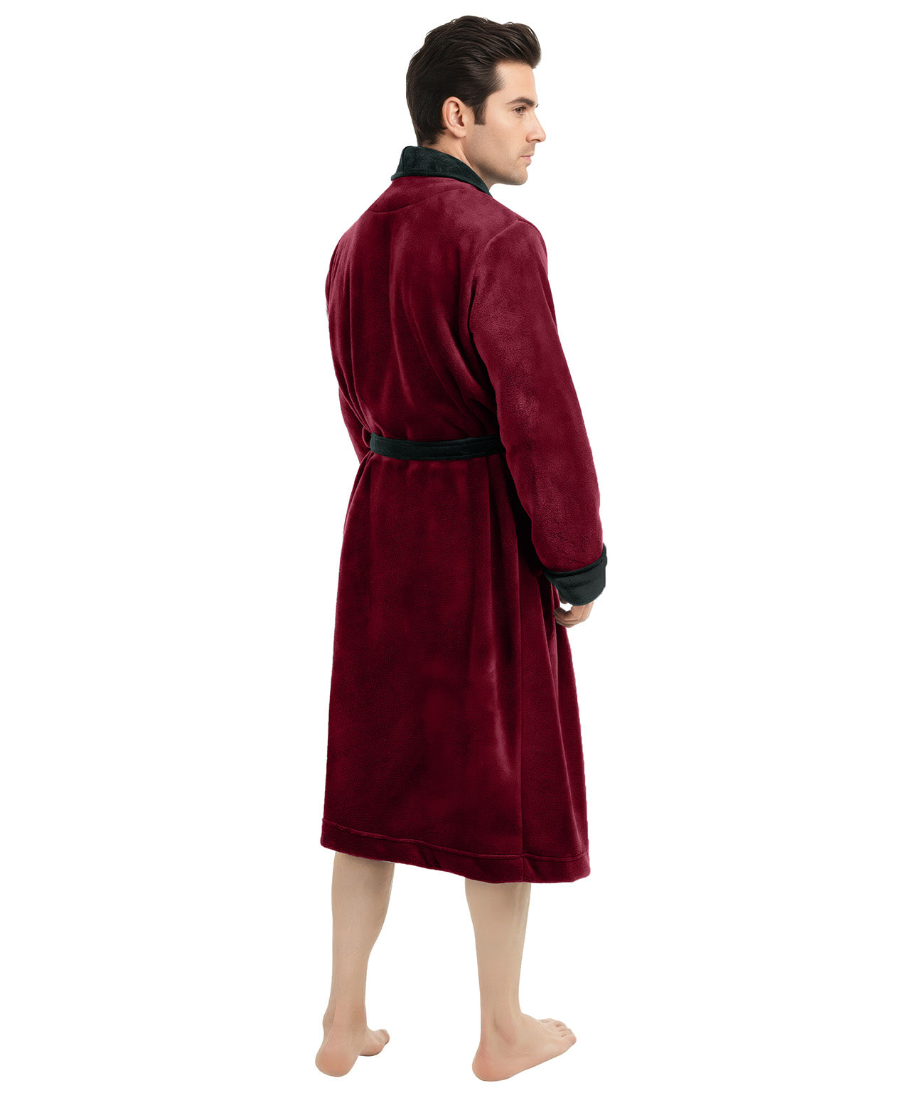 Burgundy and Black