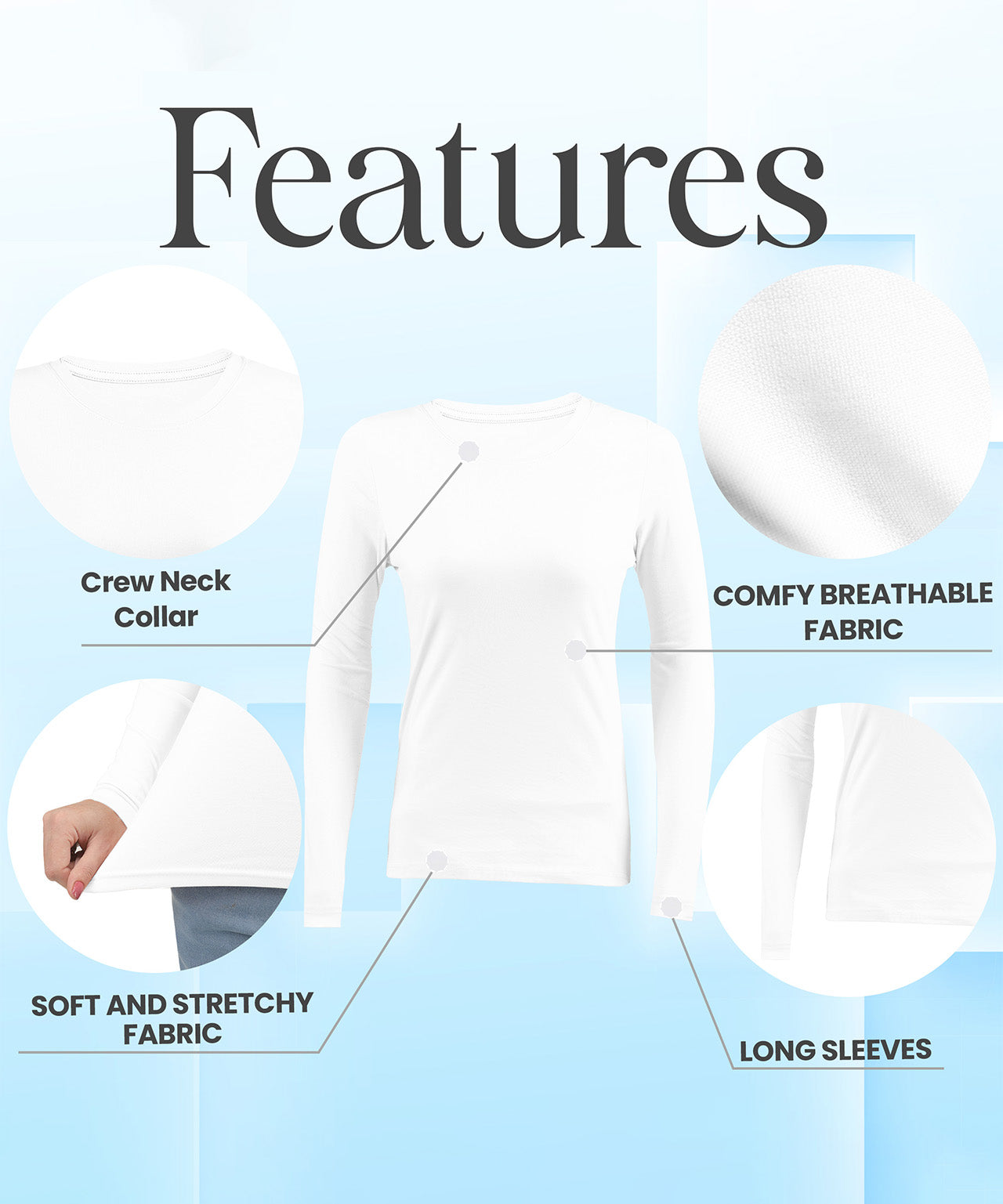 White-Pack of 3