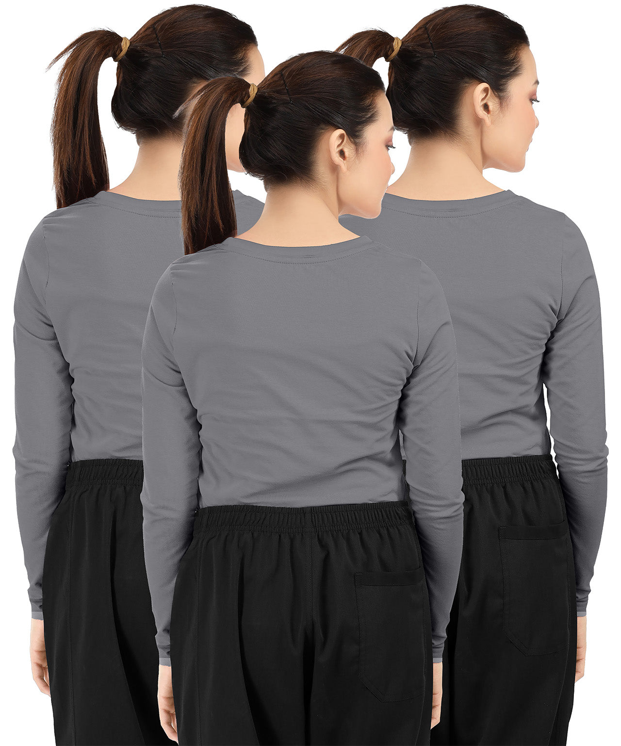 Dark Grey-Pack of 3