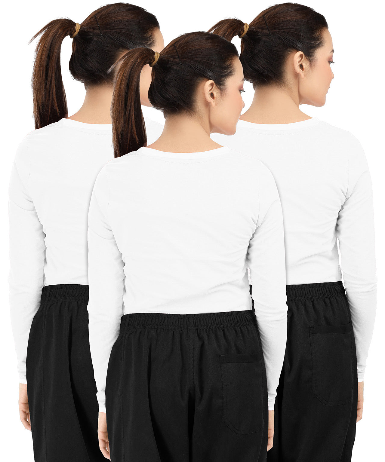 White-Pack of 3