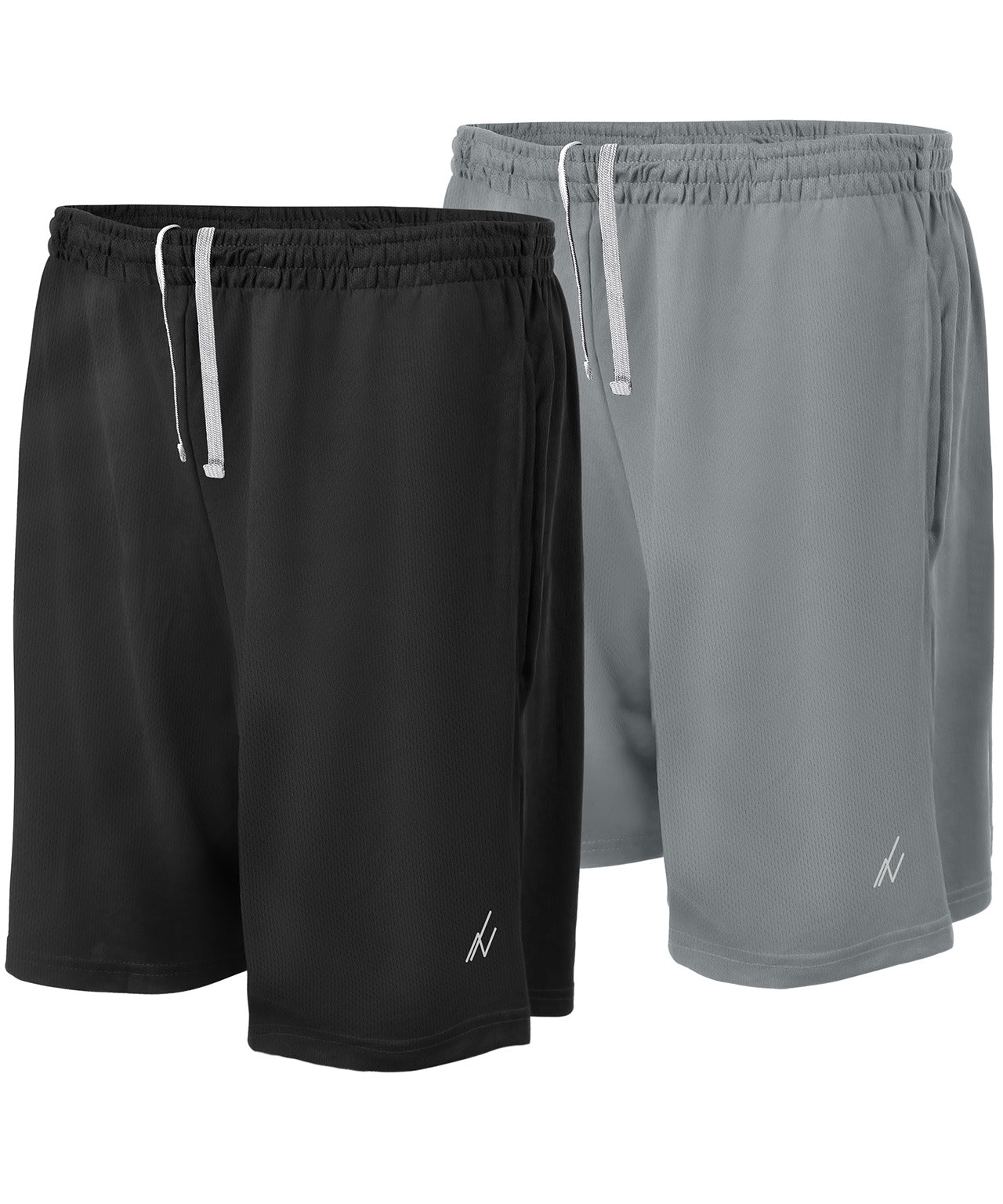 Black-Medium Grey-Pack of 2