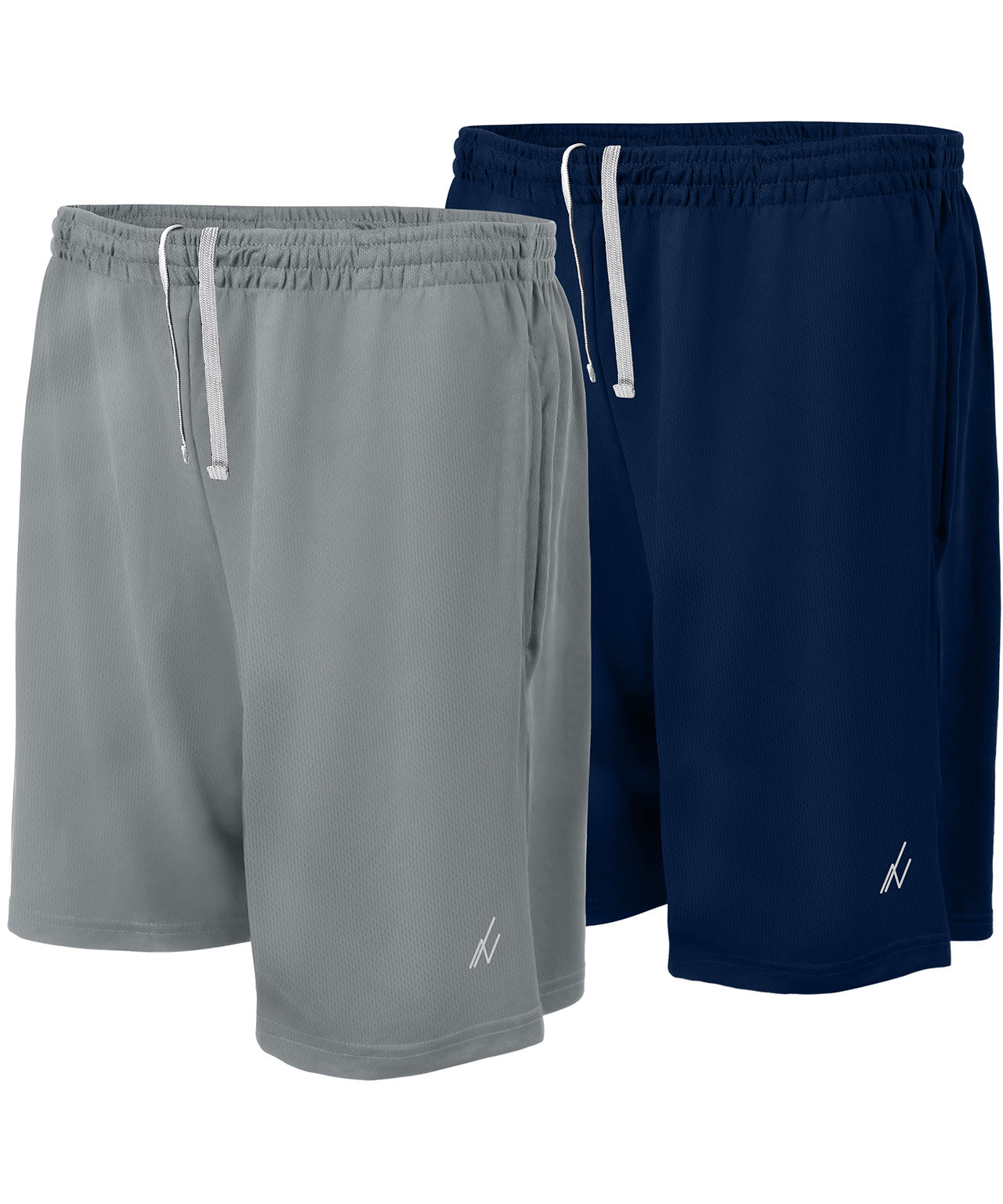 Medium Grey-Navy-Pack of 2